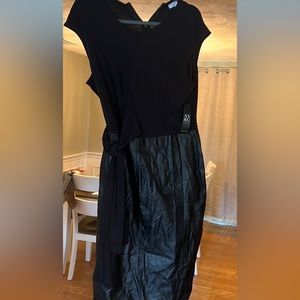 New York and company black dress size large.